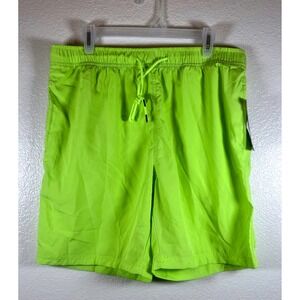 SMONTY Swim Trunks XL LIME GREEN Drawstring Quick Dry UV Protection Beach Shorts